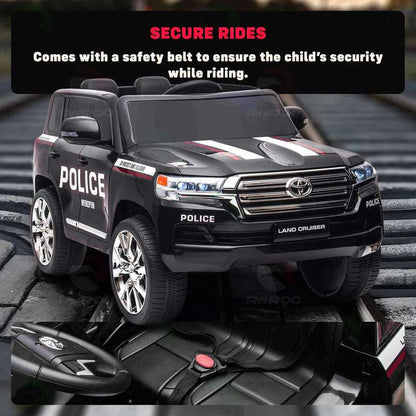 PATOYS | Licensed Toyota Land Cruiser Police Kids Car - PATOYS