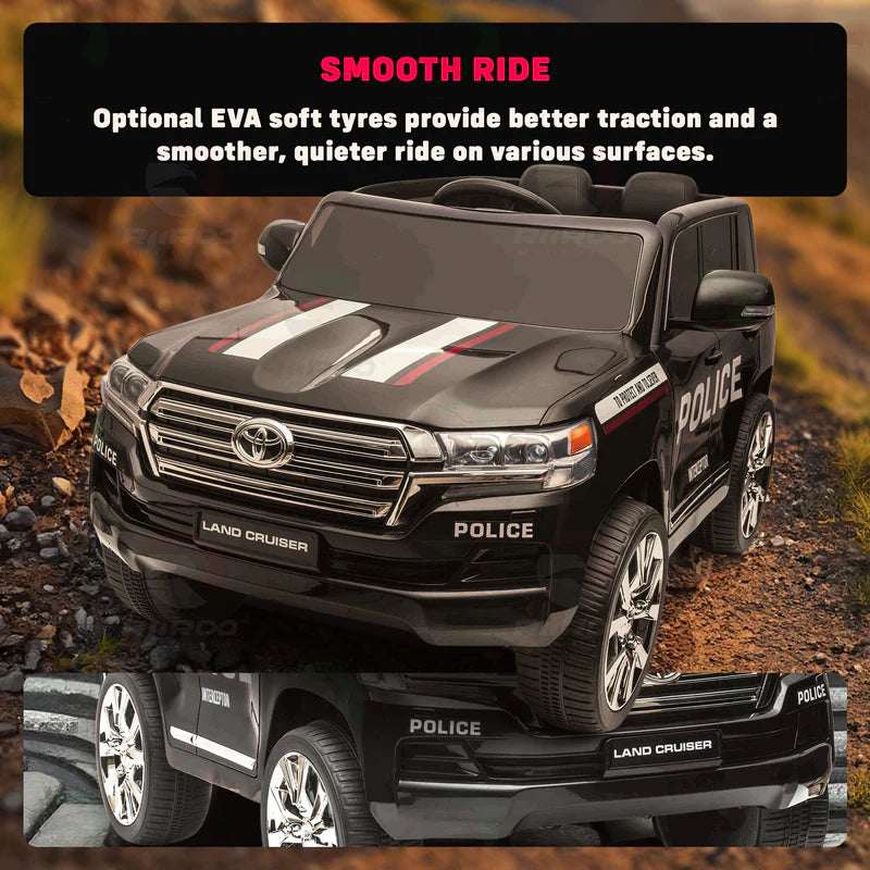 PATOYS | Licensed Toyota Land Cruiser Police Kids Car - PATOYS