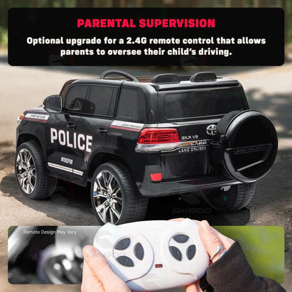 PATOYS | Licensed Toyota Land Cruiser Police Kids Car - PATOYS
