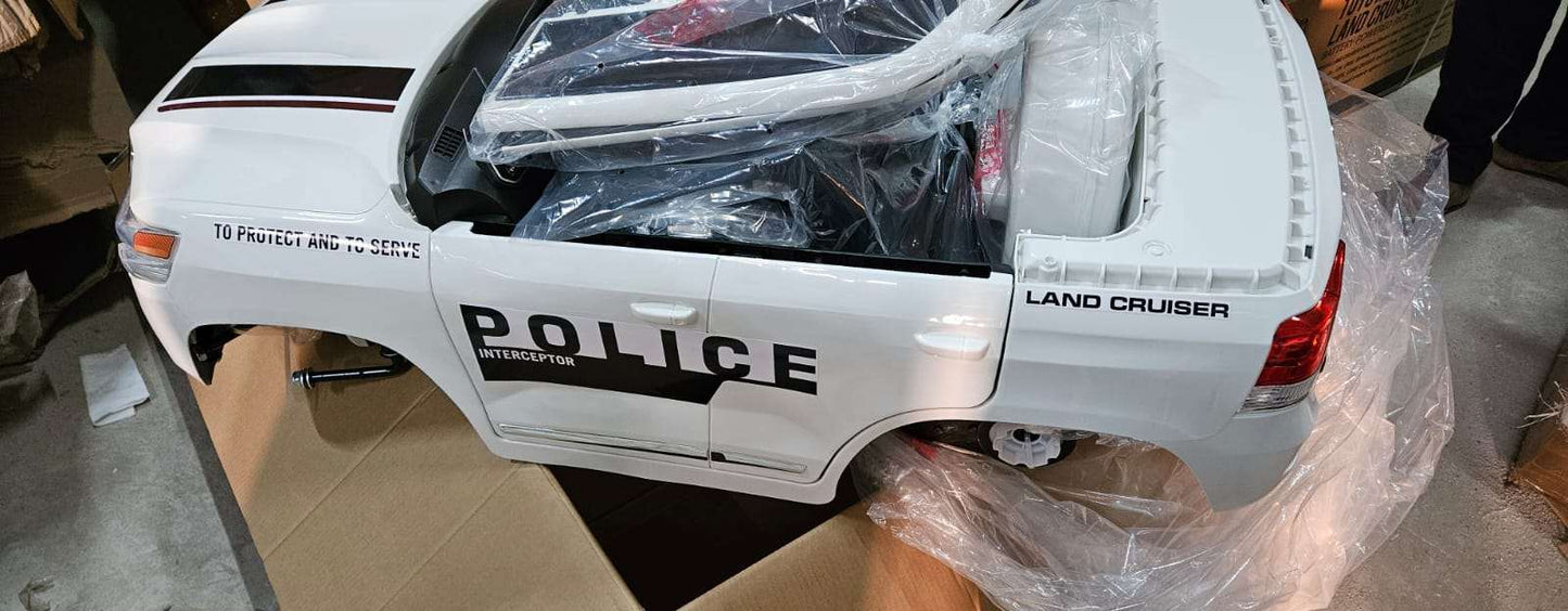 PATOYS | Licensed Toyota Land Cruiser Police Kids Car - PATOYS