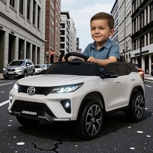 PATOYS | Officially Licensed Toyota Fortuner Legender Kids Ride-On Car with Remote | 1-5 Years - PATOYS