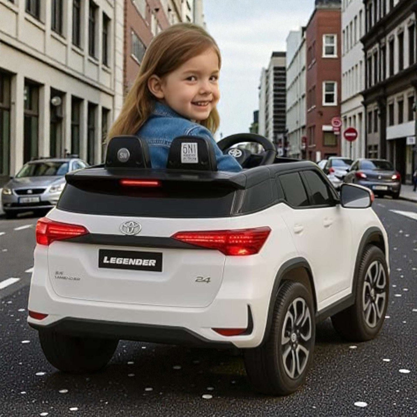 PATOYS | Officially Licensed Toyota Fortuner Legender Kids Ride-On Car with Remote | 1-5 Years - PATOYS