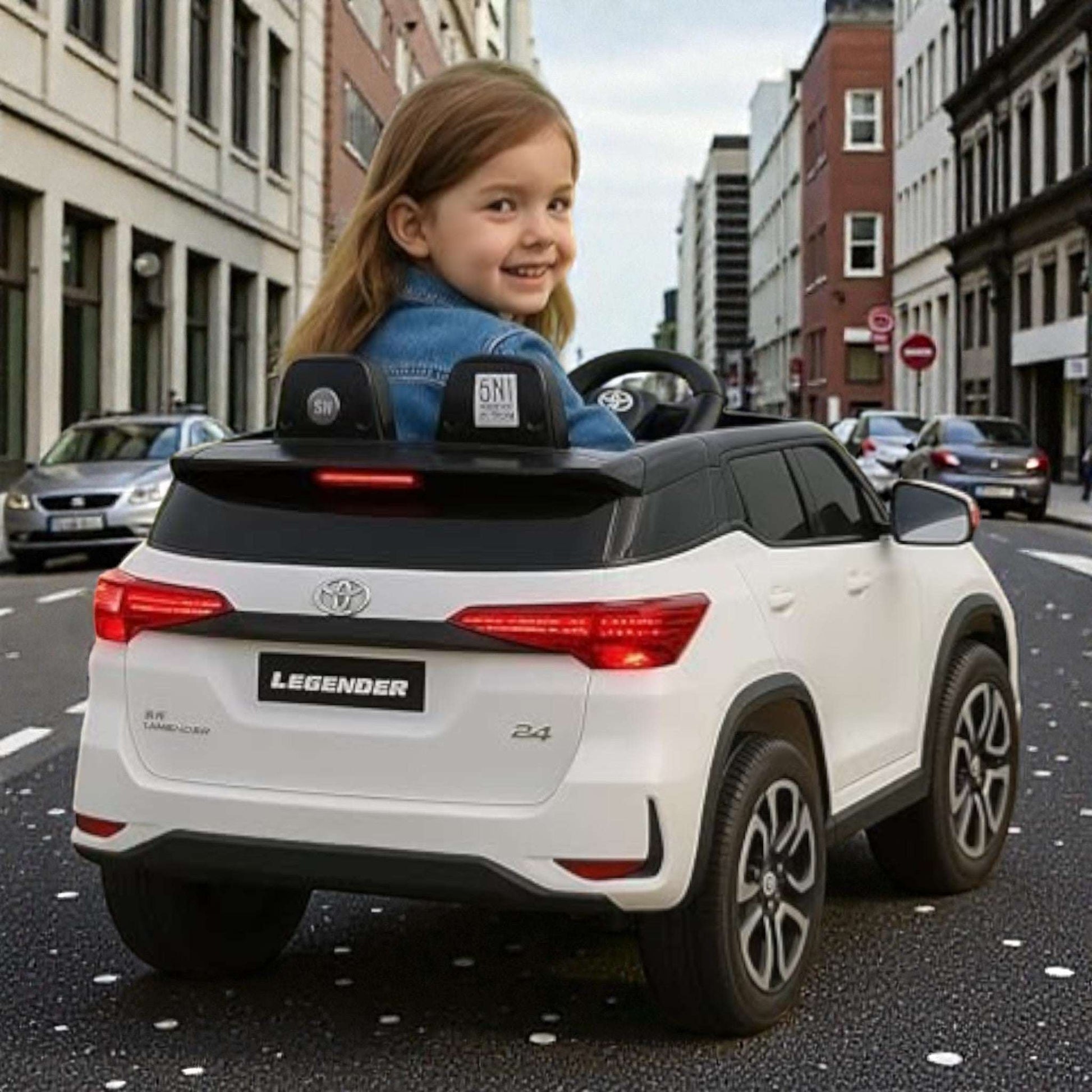 PATOYS | Officially Licensed Toyota Fortuner Legender Kids Ride-On Car with Remote | 1-5 Years - PATOYS