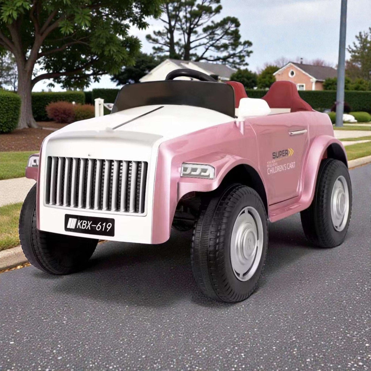PATOYS Rolls Royce Style Ride-On Electric Car for Kids 3–10 Years | 12V Battery Car with Remote Control - PATOYS