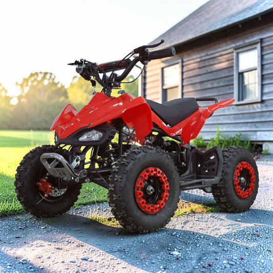 PATOYS | Kids MINI VIPER ATV 36V/12Ah Battery Operated, Rechargeable ATV Beach Bike For Kids with Front/Rear Disk Brake | Age 7 to 14 Years (Multicolor)