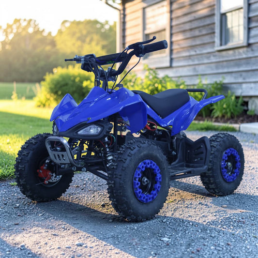 PATOYS | Kids MINI VIPER ATV 36V/12Ah Battery Operated, Rechargeable ATV Beach Bike For Kids with Front/Rear Disk Brake | Age 7 to 14 Years (Multicolor)