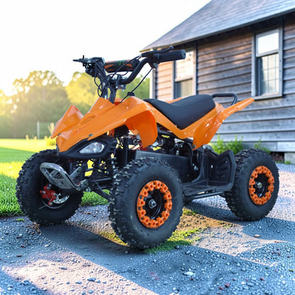 PATOYS | Kids MINI VIPER ATV 36V/12Ah Battery Operated, Rechargeable ATV Beach Bike For Kids with Front/Rear Disk Brake | Age 7 to 14 Years (Multicolor)