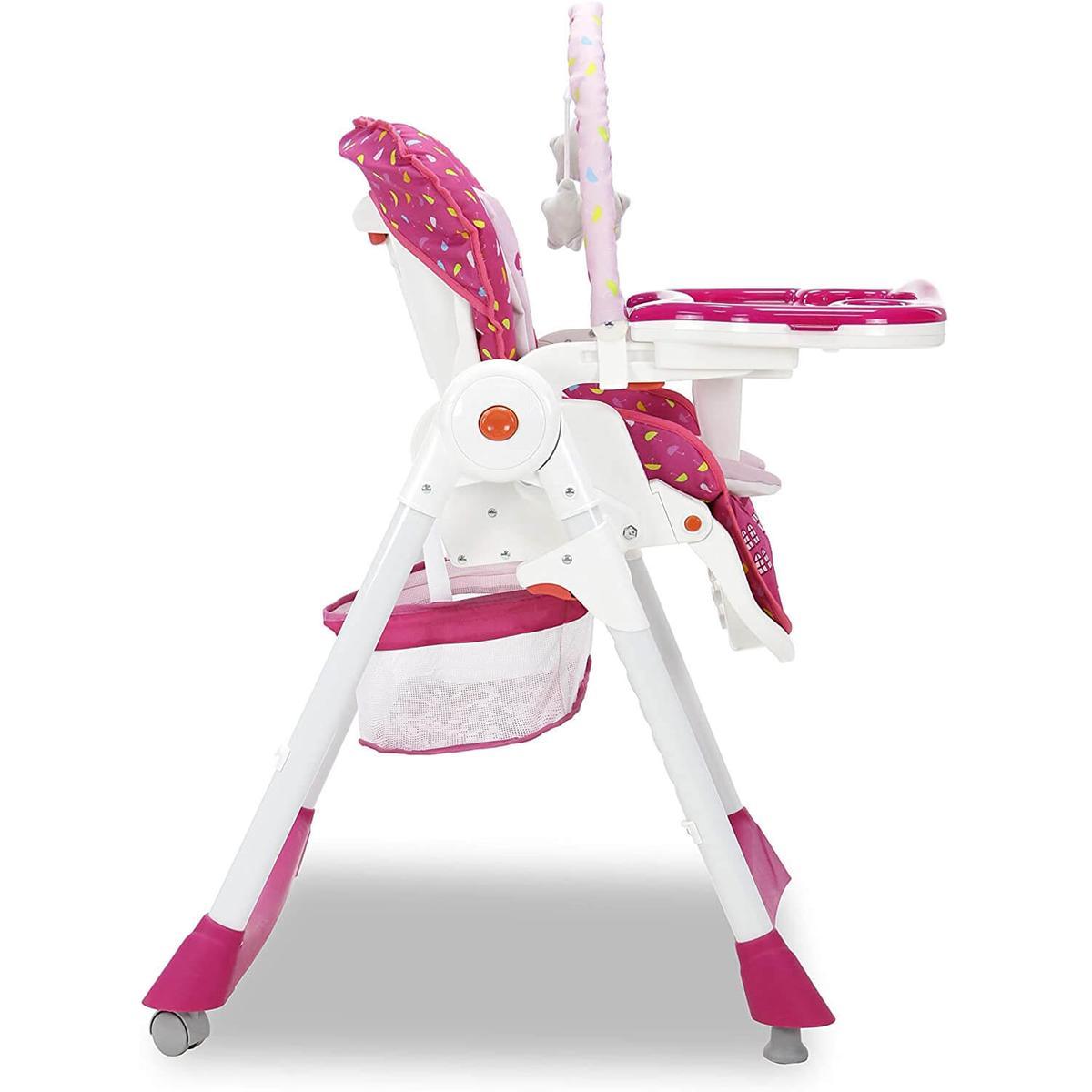 Asalvo | 13972 Elegant Trona Diseño Flor de Cerezo Japanese Design High Chair, Multi-Colour - PATOYS