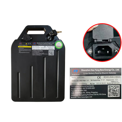 PATOYS | Citycoco Battery 60V 20Ah | Swappable Lithium Battery for Electric Scooter