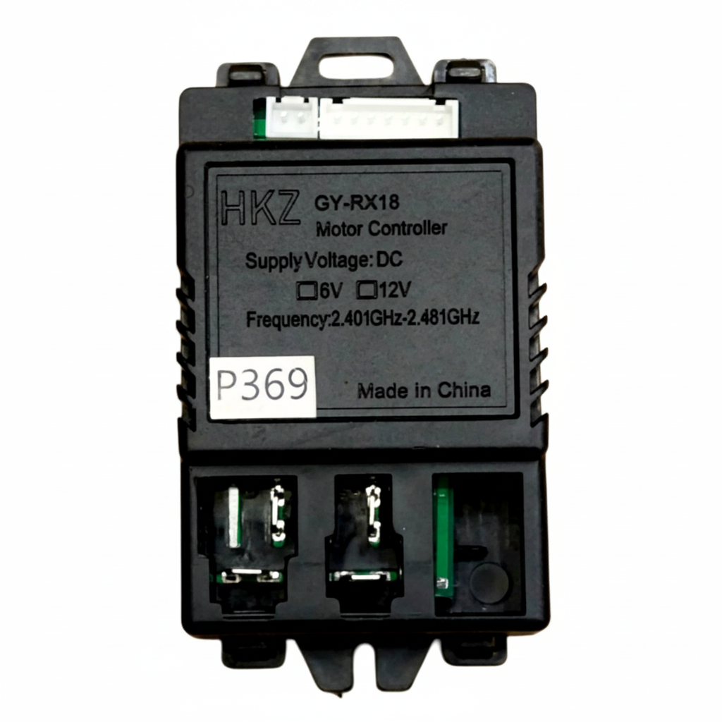 PATOYS HKZ GY-RX18 Black Motor Controller for Kids Ride On Car 6V 12V 2.4G