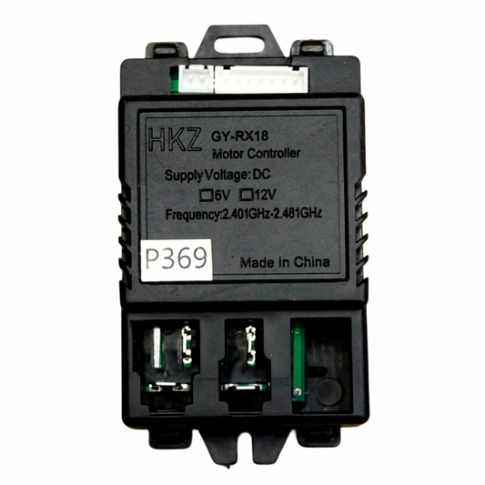 PATOYS HKZ GY-RX18 Black Motor Controller for Kids Ride On Car 6V 12V 2.4G