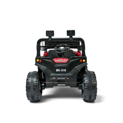 PATOYS | 12V Kids 4X4 Ride On Mercedes Style Police SUV | Model 518 (White)
