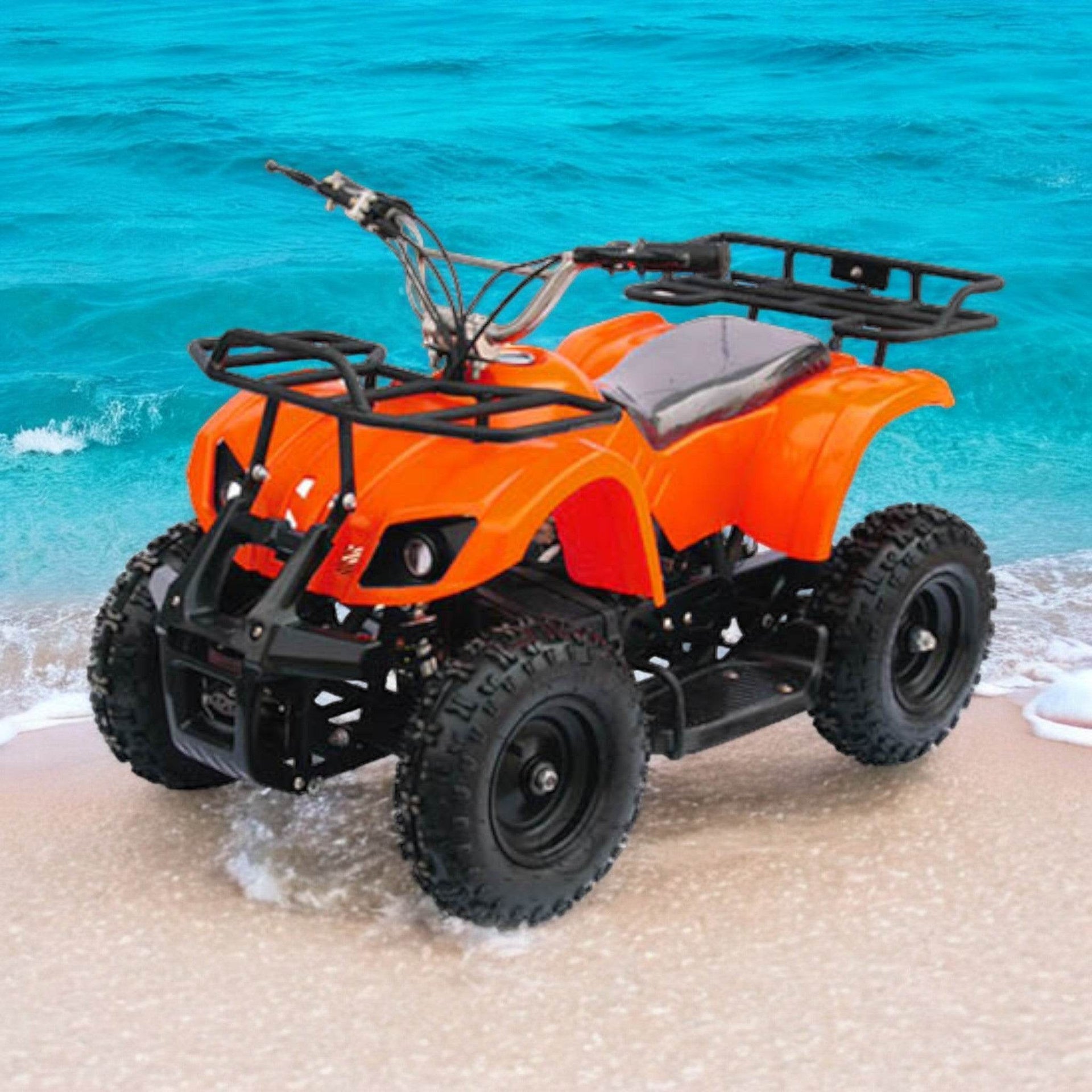 PATOYS 36V/500W, Pocket Quad Electric Kids Automatic (F-N-R), Children's ATV Quad Bike Orange