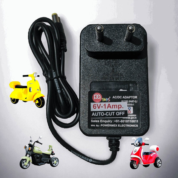 PATOYS 6V Kid's Powered Universal Original Charger with Charging