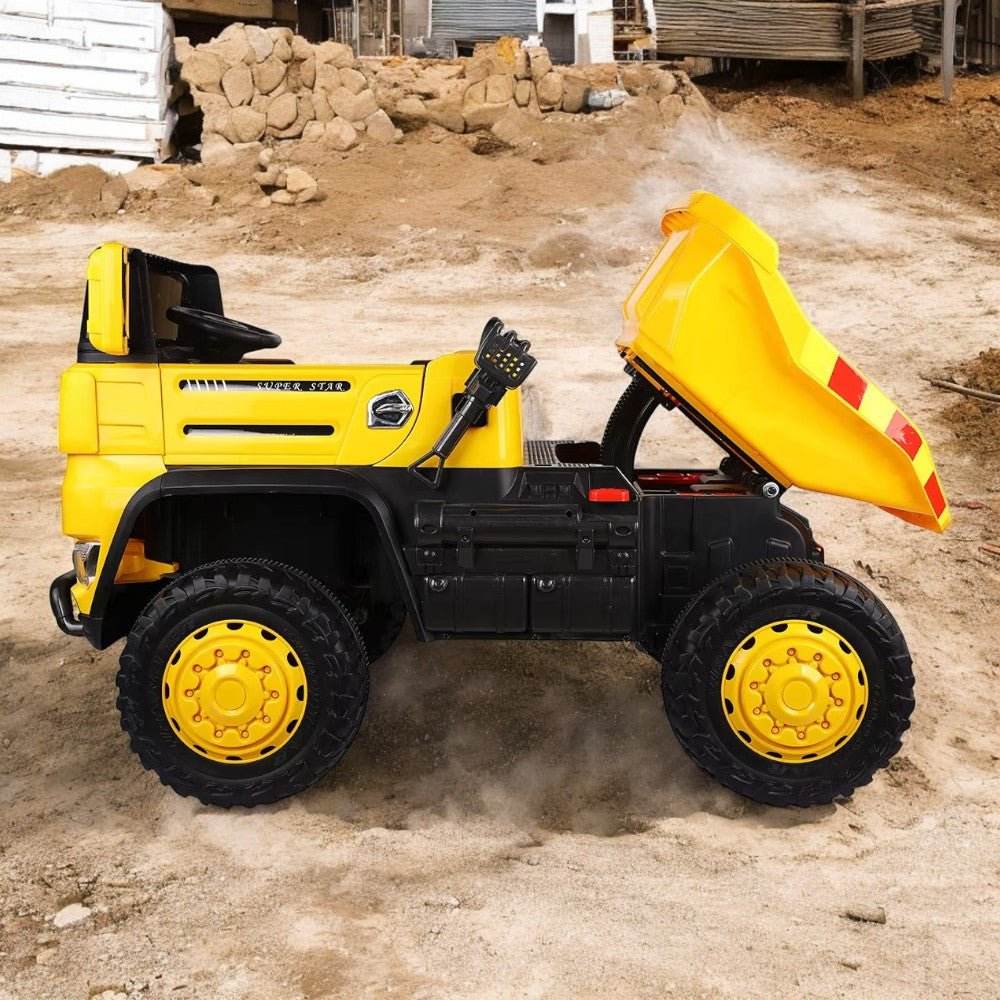 PATOYS Big Size Kids Ride-on Dumper Truck with 12V