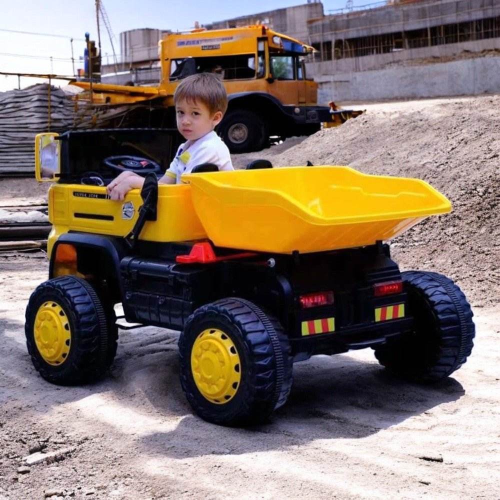 PATOYS Big Size Kids Ride-on Dumper Truck with 12V Rechargeable Battery HS 788