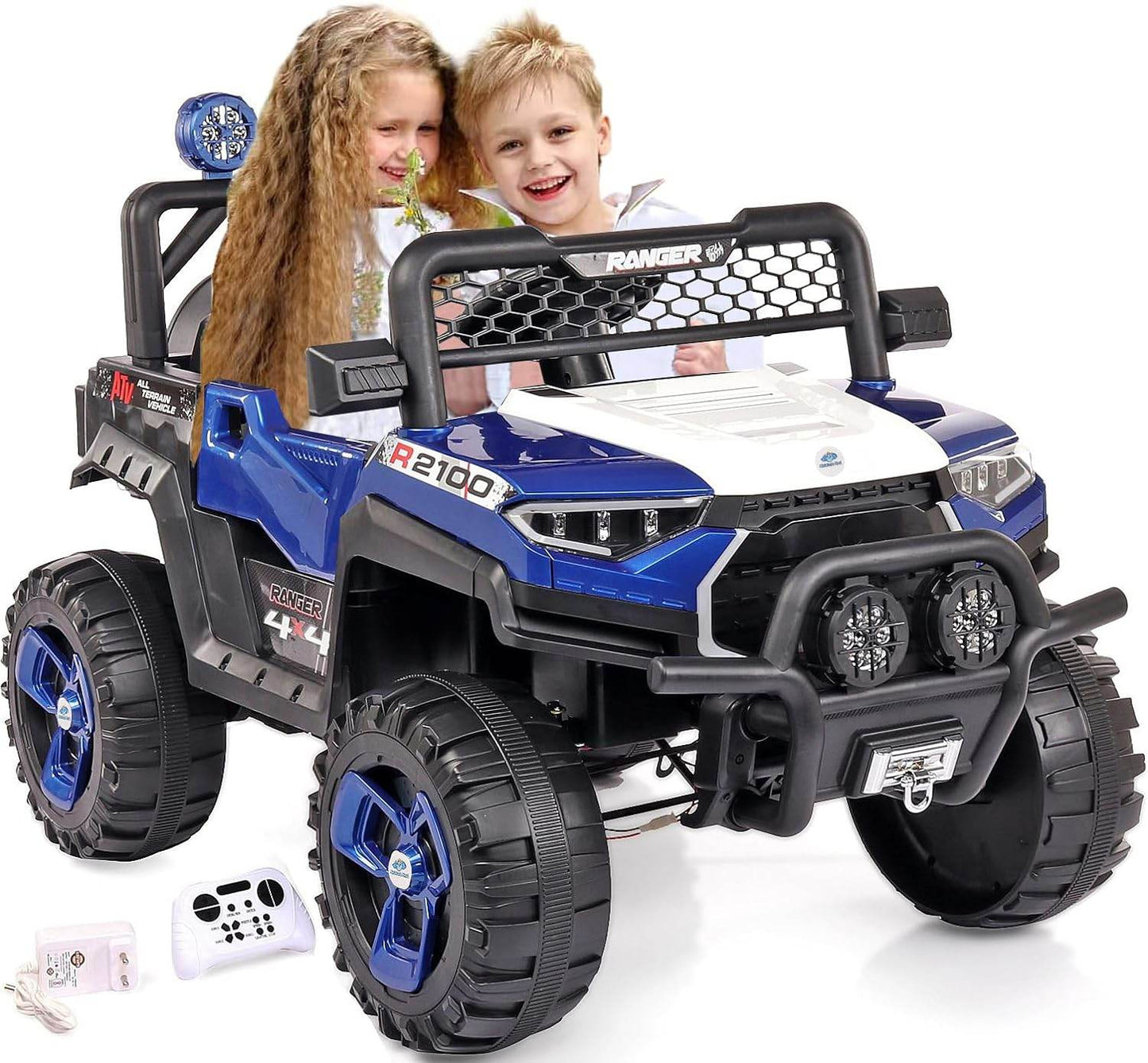 PATOYS Electric 4X4 Jeep Car J2100 for Kids to Drive to