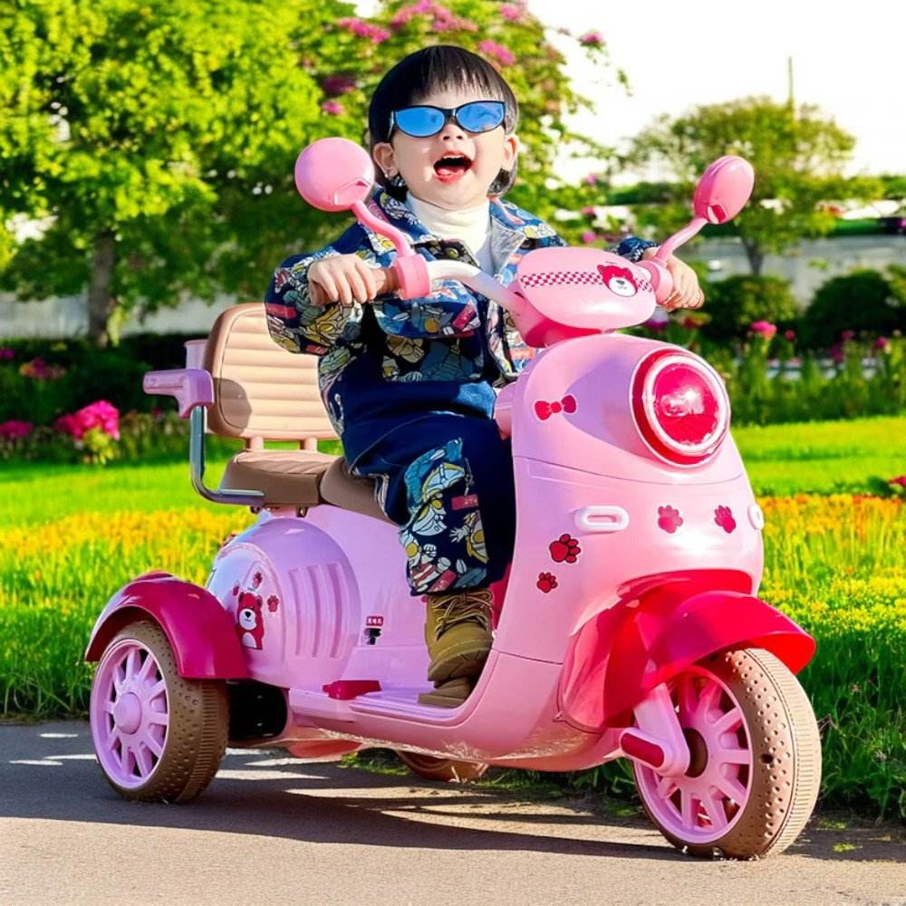 PATOYS Kids Vespa Activa Type Electric Scooter 2-5 Years Ride-On