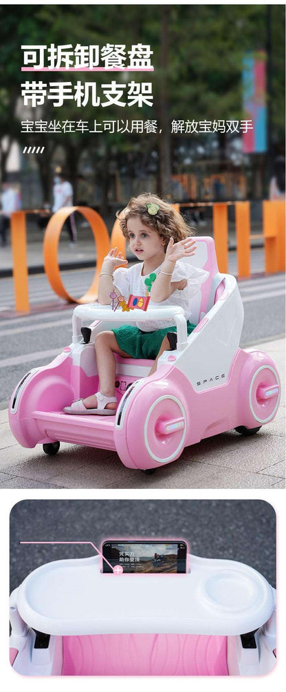 PATOYS | 12V 2 IN 1 Aerospace - Shutlle with remote USB Bluetooth 2 battery 2 motor kids ride ons Ride on Car PATOYS