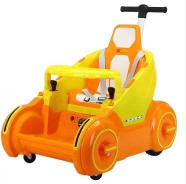PATOYS | 12V 2 IN 1 Aerospace - Shutlle with remote USB Bluetooth 2 battery 2 motor kids ride ons Orange Ride on Car PATOYS