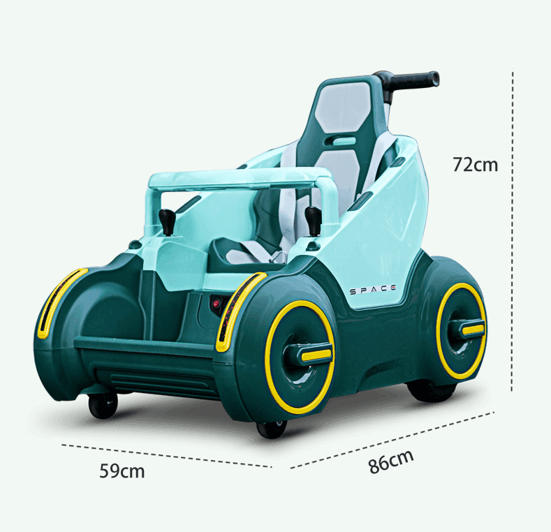 PATOYS | 12V 2 IN 1 Aerospace - Shutlle with remote USB Bluetooth 2 battery 2 motor kids ride ons Ride on Car PATOYS