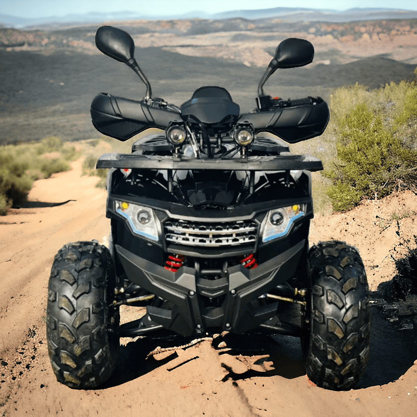 PATOYS | 135cc Powered MOUZER ATV - Black - PATOYS