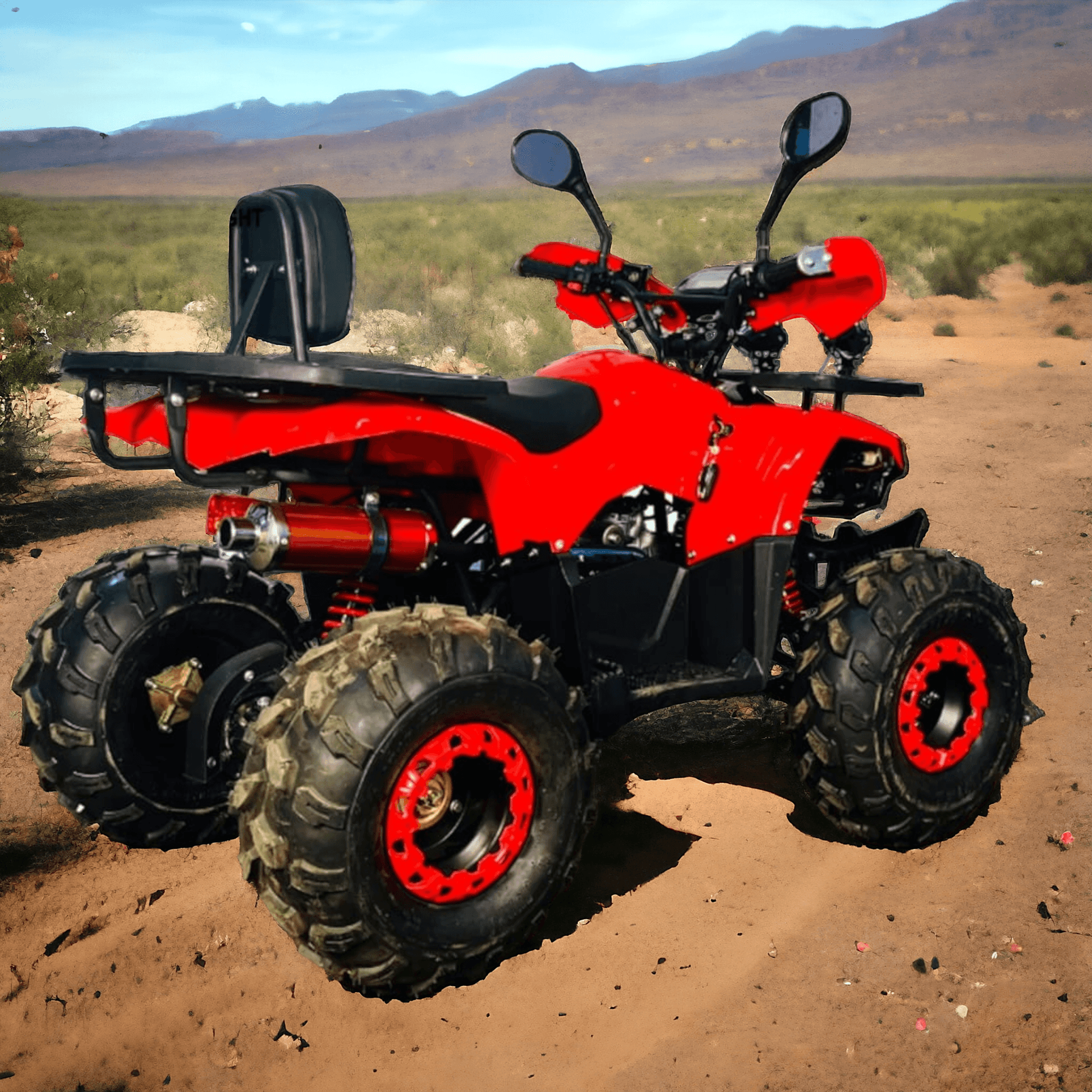 PATOYS | 135cc Powered MOUZER ATV - Red ATVs & UTVs PATOYS
