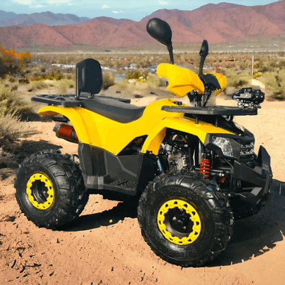 PATOYS | 135cc Powered MOUZER ATV - Yellow - PATOYS