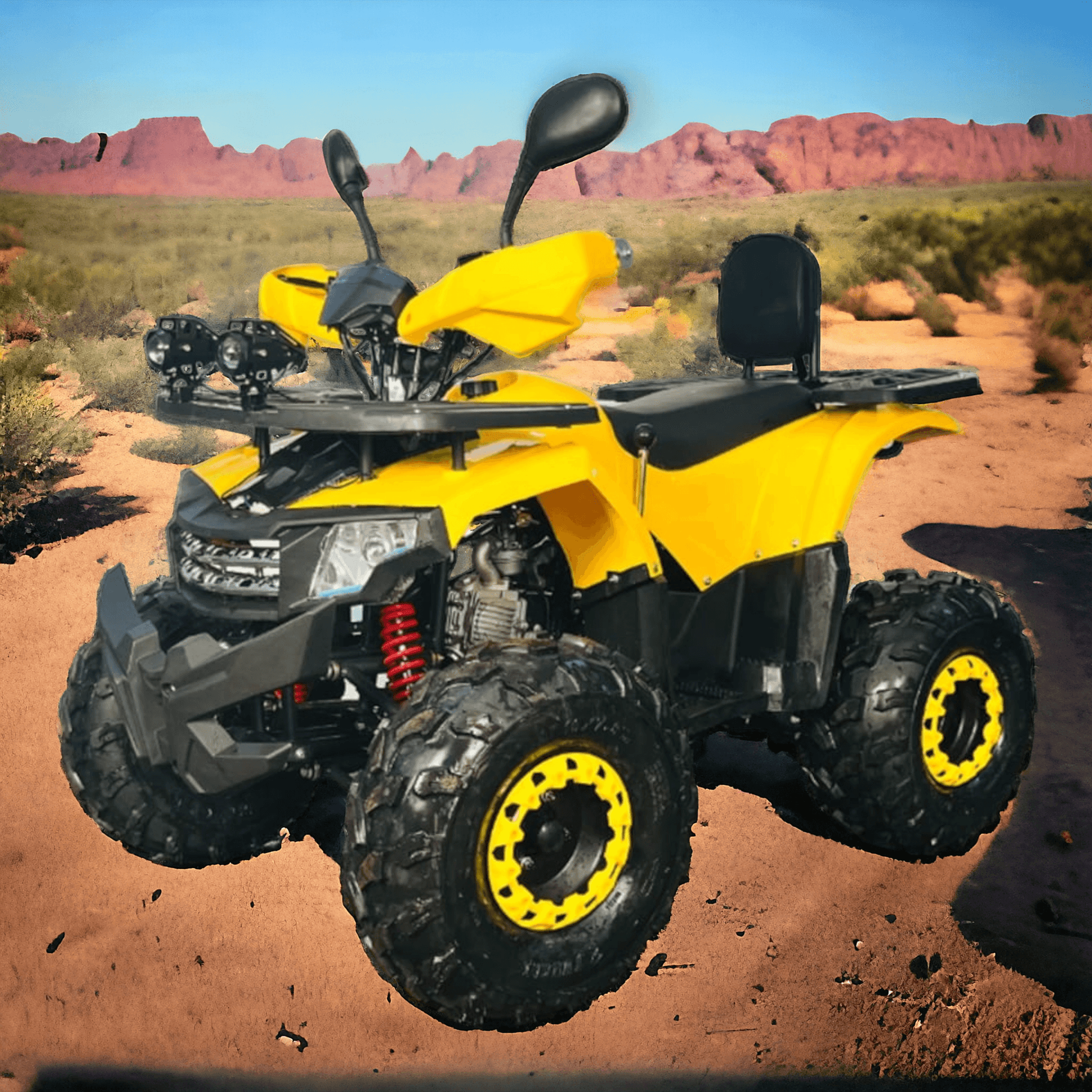 PATOYS | 135cc Powered MOUZER ATV - Yellow ATVs & UTVs PATOYS