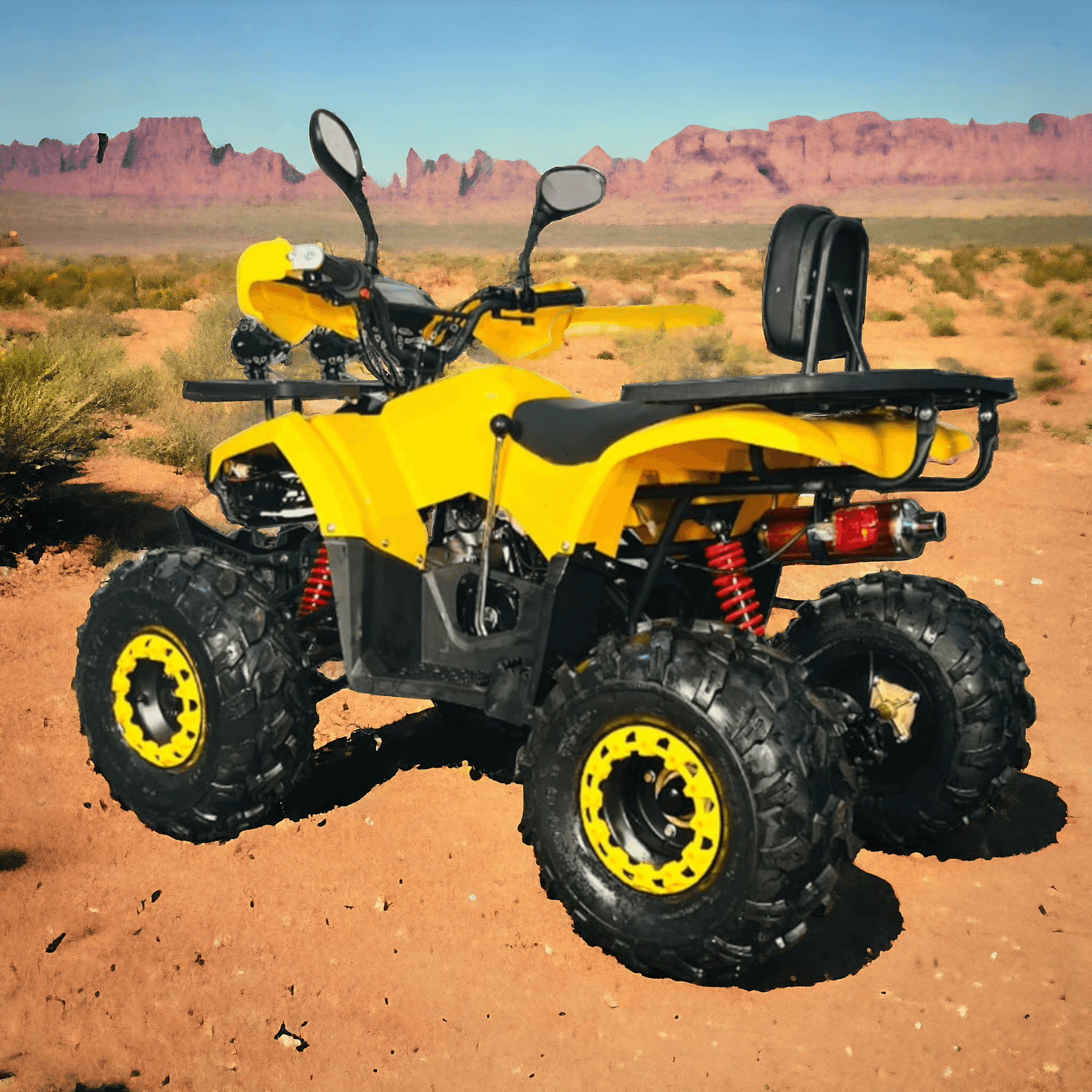 PATOYS | 135cc Powered MOUZER ATV - Yellow ATVs & UTVs PATOYS