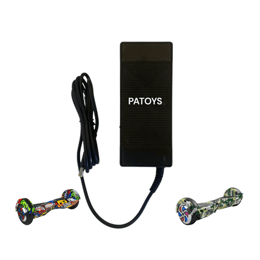 PATOYS | 42 Volt 1.6 Amp original power charger for ebike, ride on bikes, hoverboard, with DC point - PATOYS