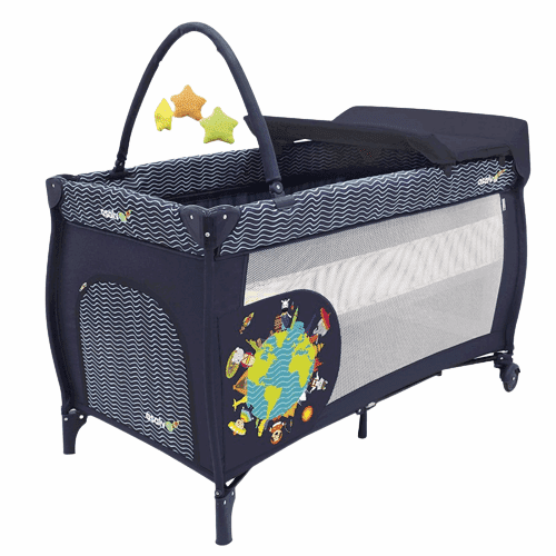 PATOYS | Asalvo | 12623 Travel Cot for kids Mix plus Animals Of The World Cots Asalvo
