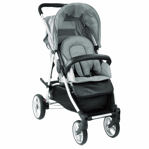 PATOYS | Asalvo Spain Moby Grey Stroller/Pram for Baby/Kids 