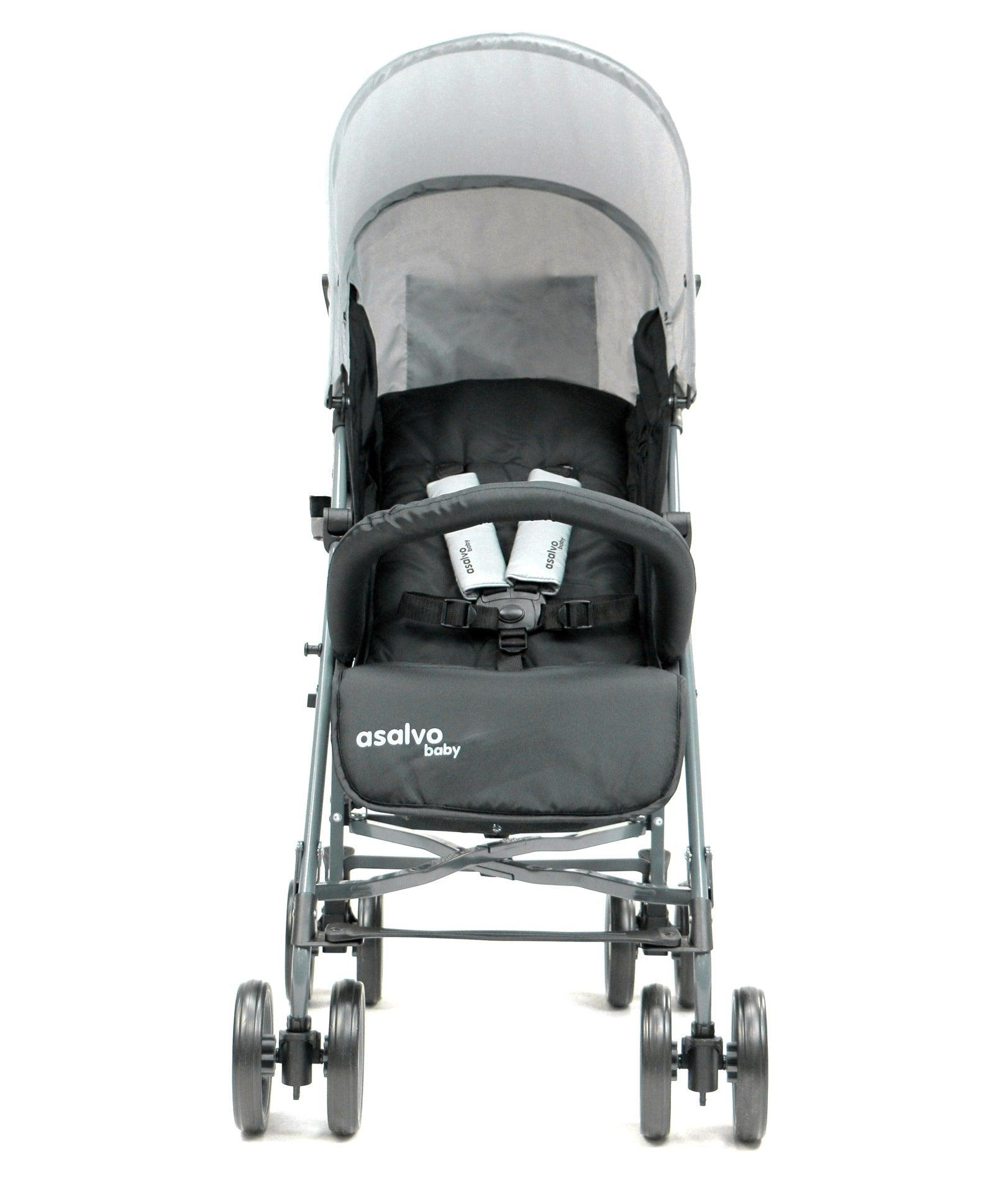 PATOYS | Asalvo Stroller 10896 Trotter Plus Anthracite - Multicolour Baby Stroller Asalvo