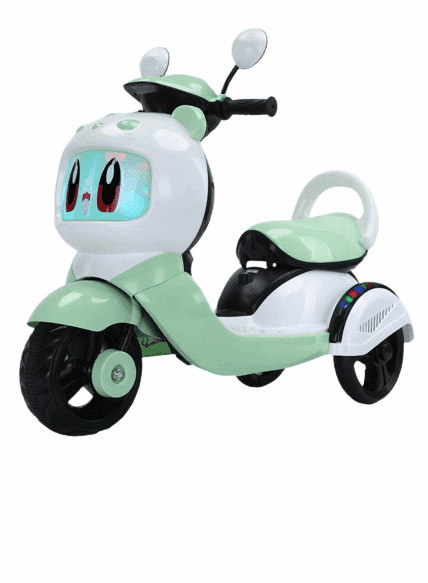 PATOYS | Baby Kids Ride On Toy bike with Music, Sound, Lights, Backrest and Comfortable Seat for 1-4 Ride on Bike PATOYS