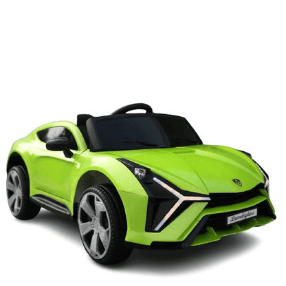 PATOYS | Battery Operated Ride On Car with Music and Lights B866P Green Ride on Car PATOYS