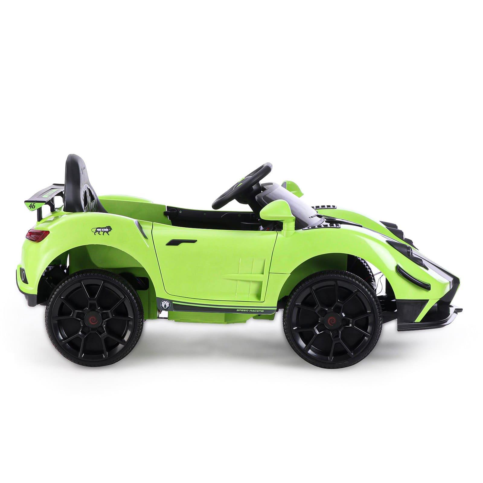 PATOYS | Battery Operated Ride On Car with Music and Lights | LFC-BDQ1589-Green - PATOYS