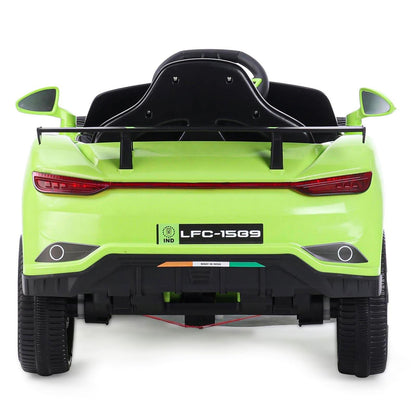 PATOYS | Battery Operated Ride On Car with Music and Lights | LFC-BDQ1589-Green Ride on Car PATOYS