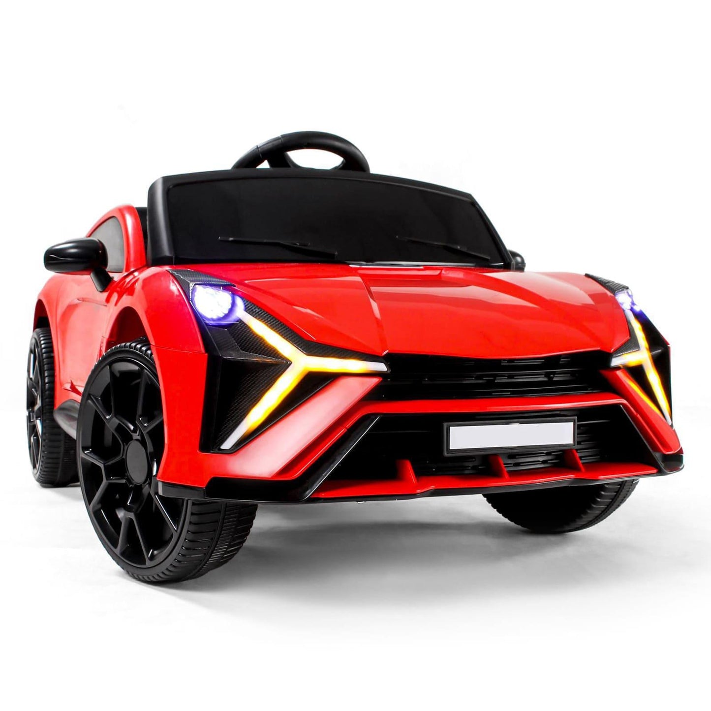 PATOYS | Battery Operated Ride On Car with Music & Lights (Red | LFC-1366) Ride on Car PATOYS