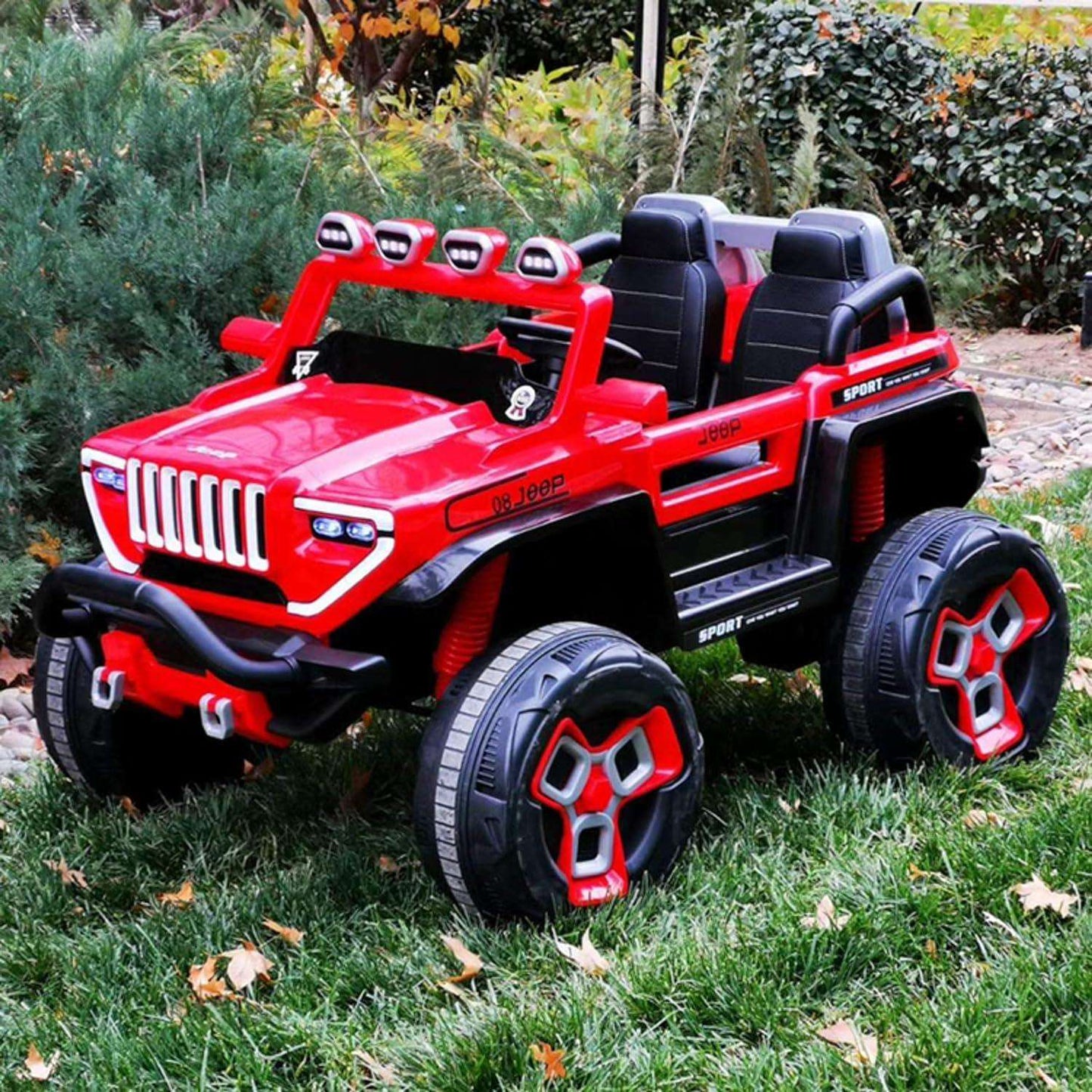 PATOYS | BDQ 1200 Jambo Size jeep 2 Seater Battery Operated 4x4 Ride on Ride on Jeep PATOYS