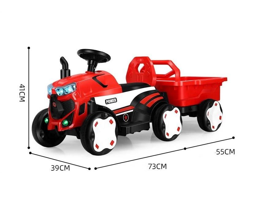 PATOYS | Children's Electric Tractor Off-Road Car Automobile Charging 4 Wheels Motorcar Ride Cars Ride on Car PATOYS