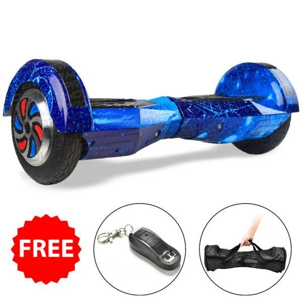 PATOYS | H8 Milkyway Hoverboard with Remote, Bag and Long Range Battery blue - PATOYS