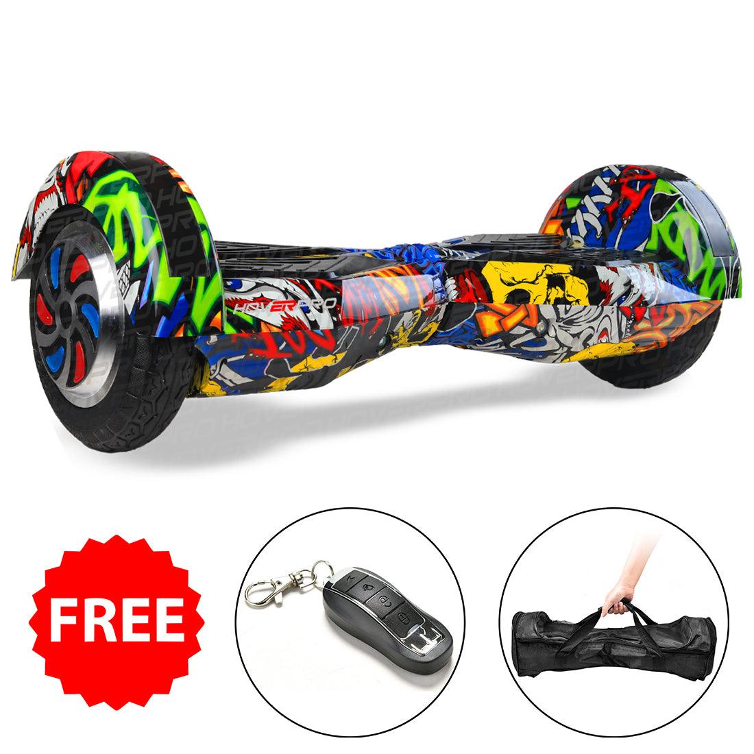 PATOYS | H8 Skullcandy Hoverboard with Remote, Bag and Long Range Battery (Assorted Color) - PATOYS