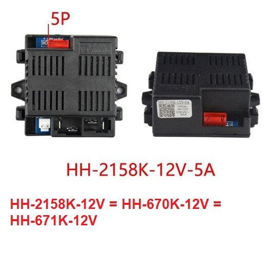 PATOYS | HH-670K-2.4G 12V motor controller Receiver 5-PIN circuit Transmitter for Baby Electric car Replacement Parts PATOYS