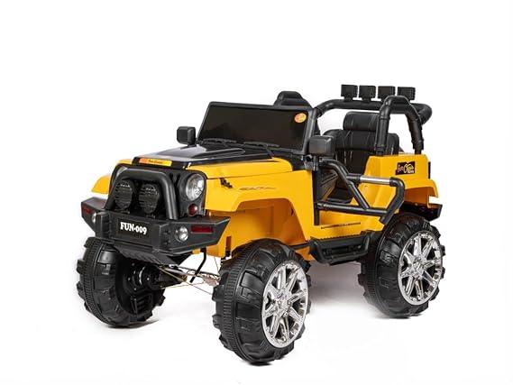 PATOYS | Kids Battery Operated 4x4 Big Size Jeep 12V Battery Jeep Battery Operated Ride On Jeep - PATOYS