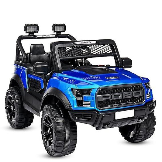 PATOYS | POBO Blue (1-8Yrs) Battery ride on kids car Jeep Battery Operated Ride On Ride on Jeep PATOYS