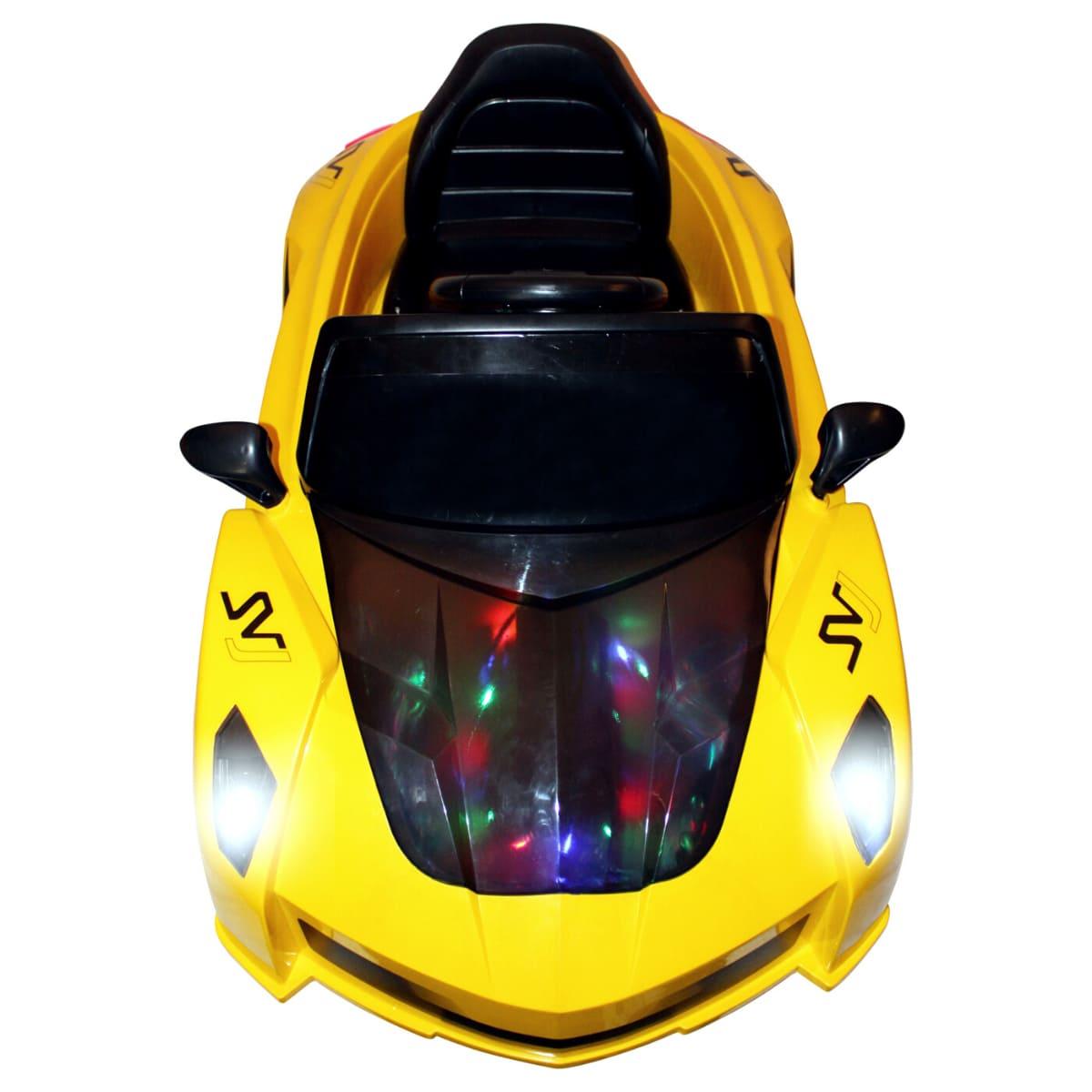 PATOYS | Rambo-Lamboo Best Electric Car for Kids, Remote with Swing Function LFC-YKL-2688 | Yellow - PATOYS