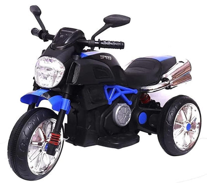 PATOYS | Speed ducati diavel style ride on 12v Battery Operated Sports Bike - 6688 Blue Ride on Bike Playland Toys