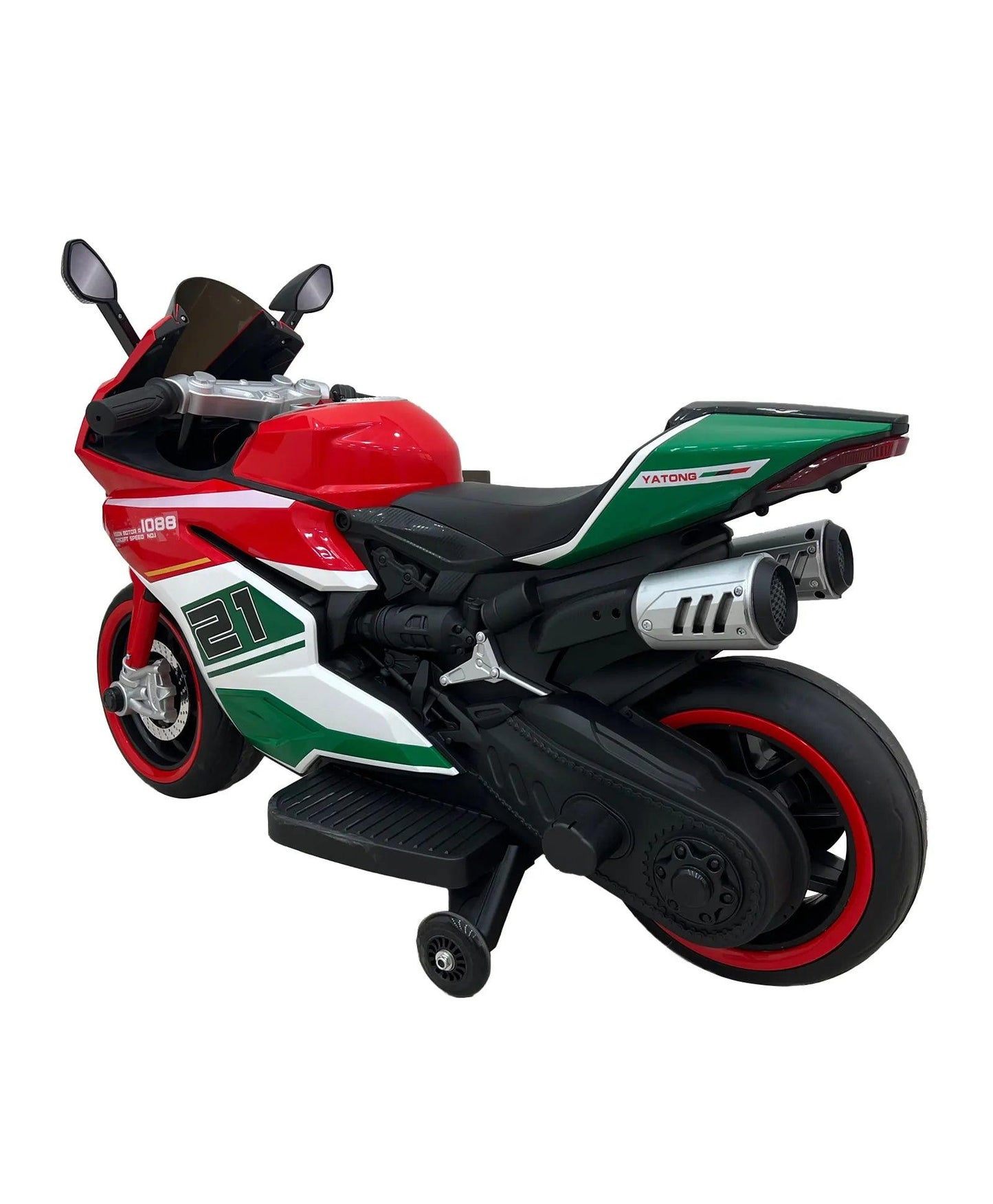 PATOYS | Stylish and Sturdy Battery Operated Ride On Bike - Red - PATOYS