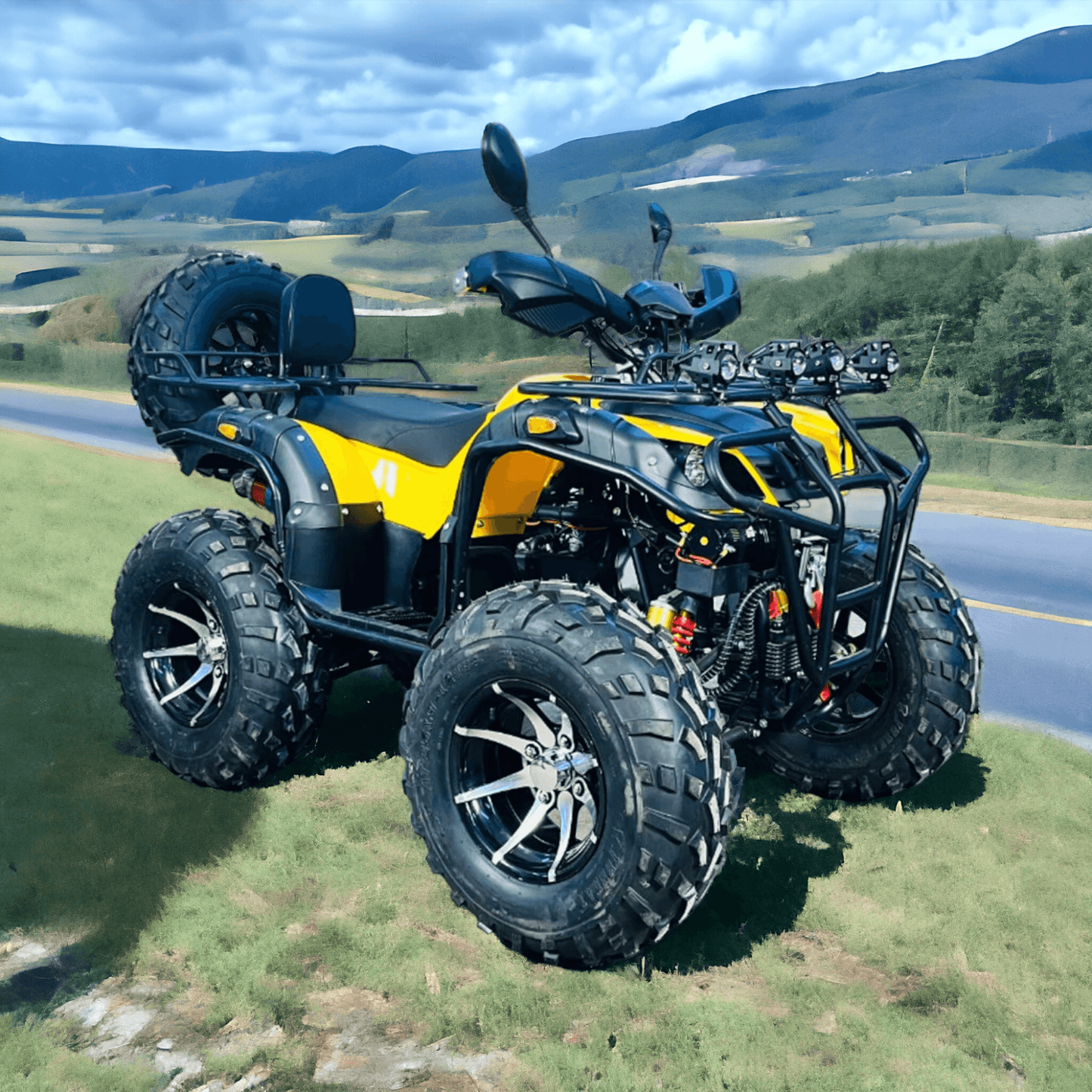 PATOYS | Super Bull Atv 200cc All Terrain Yellow ATVs & UTVs PATOYS